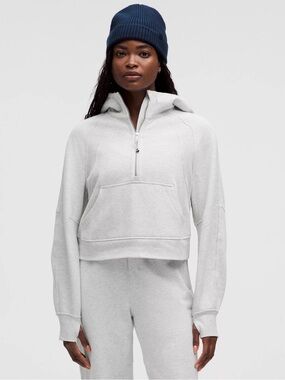 Lululemon Oversized Cropped Half Zip Hoodie M/L